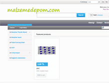 Tablet Screenshot of malzemedepom.com